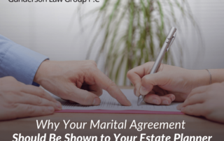 Why Your Marital Agreement Should Be Shown to Your Estate Planner
