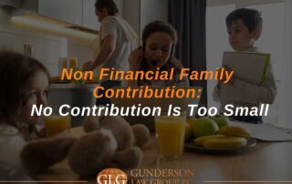 Non Financial Family Contribution: No Contribution Is Too Small