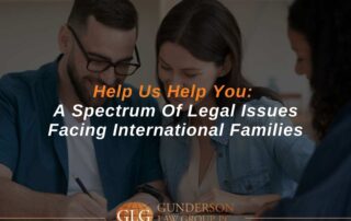 Immigration lawyer with a family