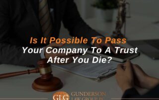 A trust owning a business in Arizona