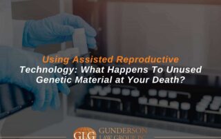 Frozen genetic material after death