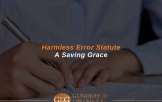 Harmless Error Statute — A Saving Grace
