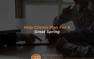 Help Clients Plan For A Great Spring